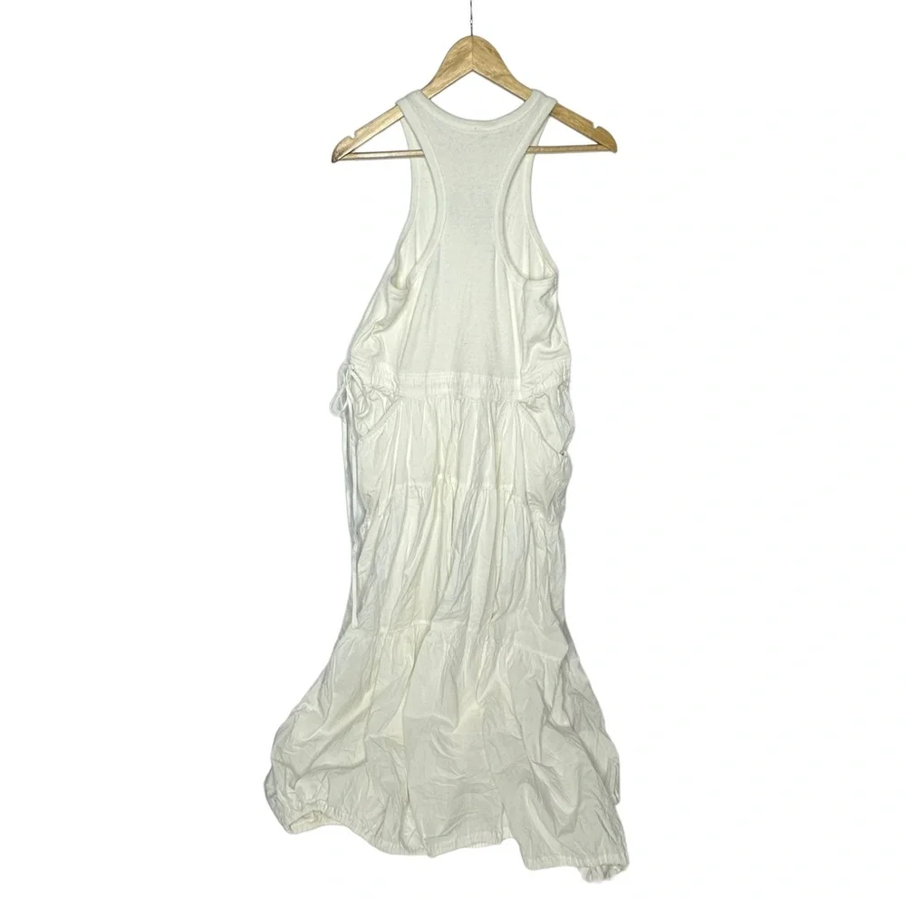 FLASH TODAY Last Chance NWT Free People Akino Tank Midi Parachute Dress white xs - Picture 5 of 11